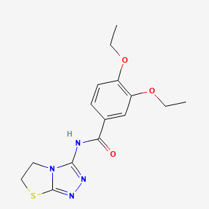 N-(5,6-dihydrothiazolo[2,3-c][1,2,4]triazol-3-yl)-3,4-diethoxybenzamide