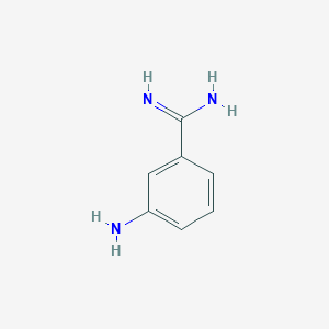 molecular formula C7H9N3 B112512 3-氨基苯甲酰胺 CAS No. 3459-66-3