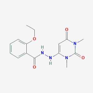 N'-(1,3-dimethyl-2,6-dioxo-1,2,3,6-tetrahydropyrimidin-4-yl)-2-ethoxybenzohydrazide