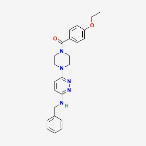 N-benzyl-6-[4-(4-ethoxybenzoyl)piperazin-1-yl]pyridazin-3-amine