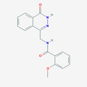 2-methoxy-N-[(4-oxo-3,4-dihydrophthalazin-1-yl)methyl]benzamide