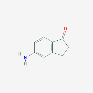 molecular formula C9H9NO B112515 5-Aminoindan-1-one CAS No. 3470-54-0