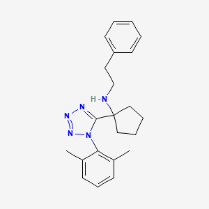 1-[1-(2,6-dimethylphenyl)-1H-tetrazol-5-yl]-N-(2-phenylethyl)cyclopentanamine