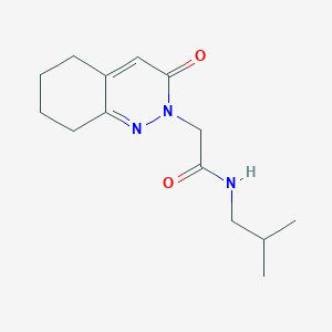 N-(2-methylpropyl)-2-(3-oxo-5,6,7,8-tetrahydrocinnolin-2(3H)-yl)acetamide