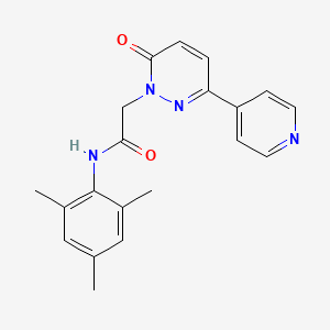 N-mesityl-2-(6-oxo-3-(pyridin-4-yl)pyridazin-1(6H)-yl)acetamide