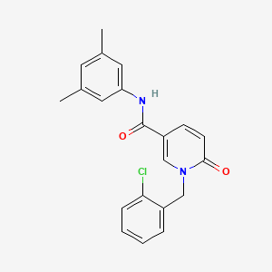 1-(2-chlorobenzyl)-N-(3,5-dimethylphenyl)-6-oxo-1,6-dihydropyridine-3-carboxamide