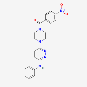 6-[4-(4-nitrobenzoyl)piperazin-1-yl]-N-phenylpyridazin-3-amine