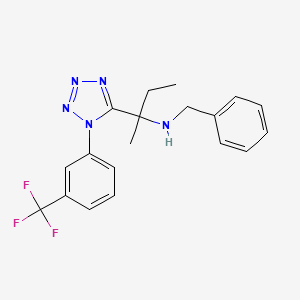 N-benzyl-2-{1-[3-(trifluoromethyl)phenyl]-1H-tetrazol-5-yl}butan-2-amine