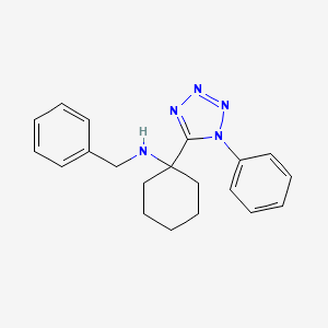 N-benzyl-1-(1-phenyl-1H-tetrazol-5-yl)cyclohexanamine