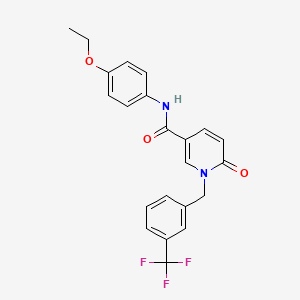 N-(4-ethoxyphenyl)-6-oxo-1-(3-(trifluoromethyl)benzyl)-1,6-dihydropyridine-3-carboxamide