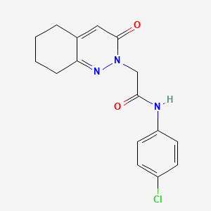 N-(4-chlorophenyl)-2-(3-oxo-5,6,7,8-tetrahydrocinnolin-2(3H)-yl)acetamide