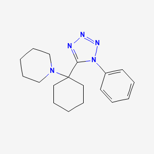 1-[1-(1-phenyl-1H-tetrazol-5-yl)cyclohexyl]piperidine