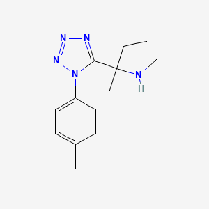 Methyl-[1-methyl-1-(1-p-tolyl-1H-tetrazol-5-yl)-propyl]-amine