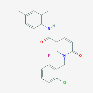 1-(2-chloro-6-fluorobenzyl)-N-(2,4-dimethylphenyl)-6-oxo-1,6-dihydropyridine-3-carboxamide