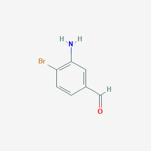 molecular formula C7H6BrNO B112528 3-Amino-4-bromobenzaldehyde CAS No. 359867-42-8