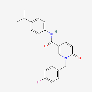 1-(4-fluorobenzyl)-N-(4-isopropylphenyl)-6-oxo-1,6-dihydropyridine-3-carboxamide