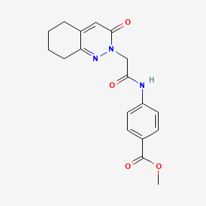 methyl 4-{[(3-oxo-5,6,7,8-tetrahydrocinnolin-2(3H)-yl)acetyl]amino}benzoate