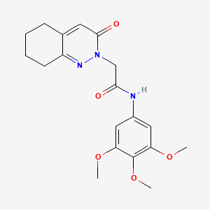 2-(3-oxo-5,6,7,8-tetrahydrocinnolin-2(3H)-yl)-N-(3,4,5-trimethoxyphenyl)acetamide