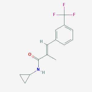 B011253 N-Cyclopropyl-alpha-methyl-m-trifluoromethylcinnamamide CAS No. 100908-63-2