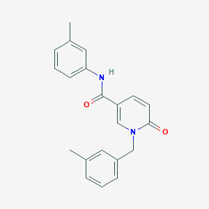 1-(3-methylbenzyl)-6-oxo-N-(m-tolyl)-1,6-dihydropyridine-3-carboxamide