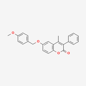 6-[(4-methoxybenzyl)oxy]-4-methyl-3-phenyl-2H-chromen-2-one