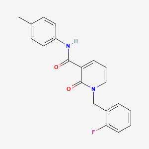 1-(2-fluorobenzyl)-2-oxo-N-(p-tolyl)-1,2-dihydropyridine-3-carboxamide