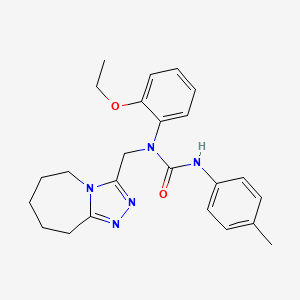 1-(2-ethoxyphenyl)-3-(4-methylphenyl)-1-(6,7,8,9-tetrahydro-5H-[1,2,4]triazolo[4,3-a]azepin-3-ylmethyl)urea