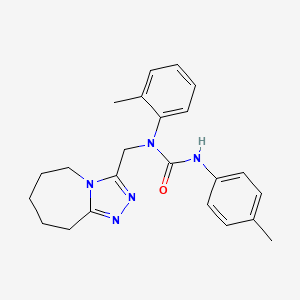 1-(2-methylphenyl)-3-(4-methylphenyl)-1-(6,7,8,9-tetrahydro-5H-[1,2,4]triazolo[4,3-a]azepin-3-ylmethyl)urea