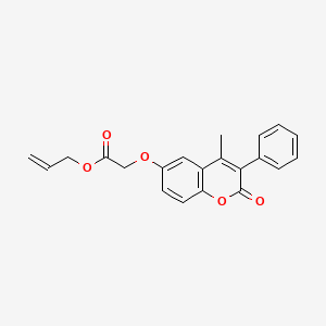 prop-2-en-1-yl [(4-methyl-2-oxo-3-phenyl-2H-chromen-6-yl)oxy]acetate