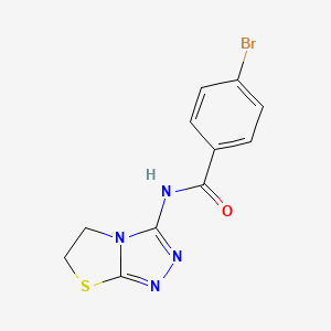 4-bromo-N-(5,6-dihydrothiazolo[2,3-c][1,2,4]triazol-3-yl)benzamide