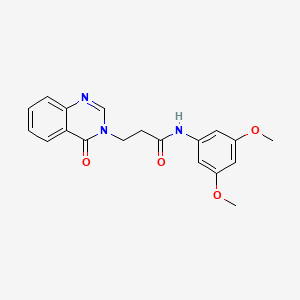 N-(3,5-dimethoxyphenyl)-3-(4-oxoquinazolin-3(4H)-yl)propanamide