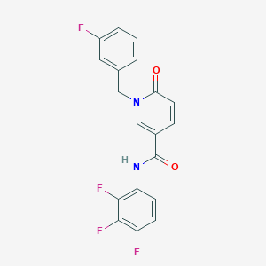 1-(3-fluorobenzyl)-6-oxo-N-(2,3,4-trifluorophenyl)-1,6-dihydropyridine-3-carboxamide