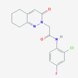 N-(2-chloro-4-fluorophenyl)-2-(3-oxo-5,6,7,8-tetrahydrocinnolin-2(3H)-yl)acetamide