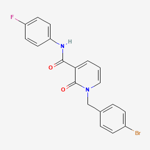 1-(4-bromobenzyl)-N-(4-fluorophenyl)-2-oxo-1,2-dihydropyridine-3-carboxamide