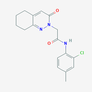 N-(2-chloro-4-methylphenyl)-2-(3-oxo-5,6,7,8-tetrahydrocinnolin-2(3H)-yl)acetamide