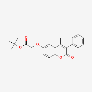 tert-butyl [(4-methyl-2-oxo-3-phenyl-2H-chromen-6-yl)oxy]acetate