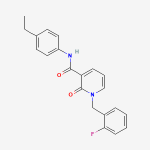 N-(4-ethylphenyl)-1-(2-fluorobenzyl)-2-oxo-1,2-dihydropyridine-3-carboxamide