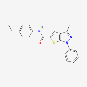 N-(4-ethylphenyl)-3-methyl-1-phenyl-1H-thieno[2,3-c]pyrazole-5-carboxamide