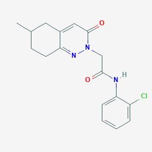 N-(2-chlorophenyl)-2-(6-methyl-3-oxo-5,6,7,8-tetrahydrocinnolin-2(3H)-yl)acetamide