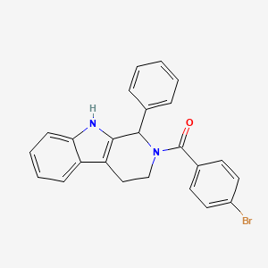 2-(4-Bromobenzoyl)-1-phenyl-1H,2H,3H,4H,9H-pyrido[3,4-B]indole