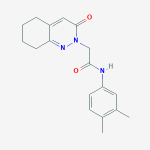 N-(3,4-dimethylphenyl)-2-(3-oxo-5,6,7,8-tetrahydrocinnolin-2(3H)-yl)acetamide