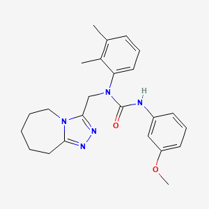 1-(2,3-dimethylphenyl)-3-(3-methoxyphenyl)-1-(6,7,8,9-tetrahydro-5H-[1,2,4]triazolo[4,3-a]azepin-3-ylmethyl)urea