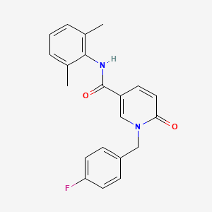 N-(2,6-dimethylphenyl)-1-(4-fluorobenzyl)-6-oxo-1,6-dihydropyridine-3-carboxamide