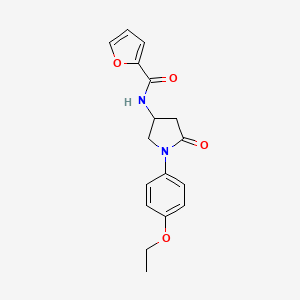 N-(1-(4-ethoxyphenyl)-5-oxopyrrolidin-3-yl)furan-2-carboxamide