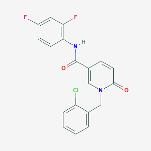 1-(2-chlorobenzyl)-N-(2,4-difluorophenyl)-6-oxo-1,6-dihydropyridine-3-carboxamide