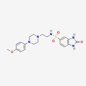 N-{2-[4-(4-methoxyphenyl)piperazin-1-yl]ethyl}-2-oxo-2,3-dihydro-1H-benzimidazole-5-sulfonamide