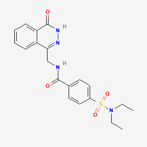 4-(Diethylsulfamoyl)-N-[(4-oxo-3,4-dihydrophthalazin-1-YL)methyl]benzamide