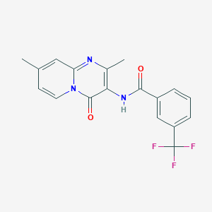 N-{2,8-Dimethyl-4-oxo-4H-pyrido[1,2-A]pyrimidin-3-YL}-3-(trifluoromethyl)benzamide