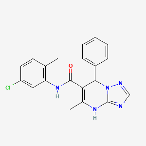 N-(5-chloro-2-methylphenyl)-5-methyl-7-phenyl-4,7-dihydro[1,2,4]triazolo[1,5-a]pyrimidine-6-carboxamide