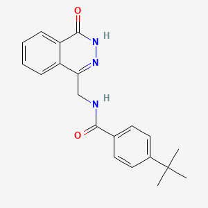 molecular formula C20H21N3O2 B11255119 4-tert-butyl-N-[(4-oxo-3,4-dihydrophthalazin-1-yl)methyl]benzamide 